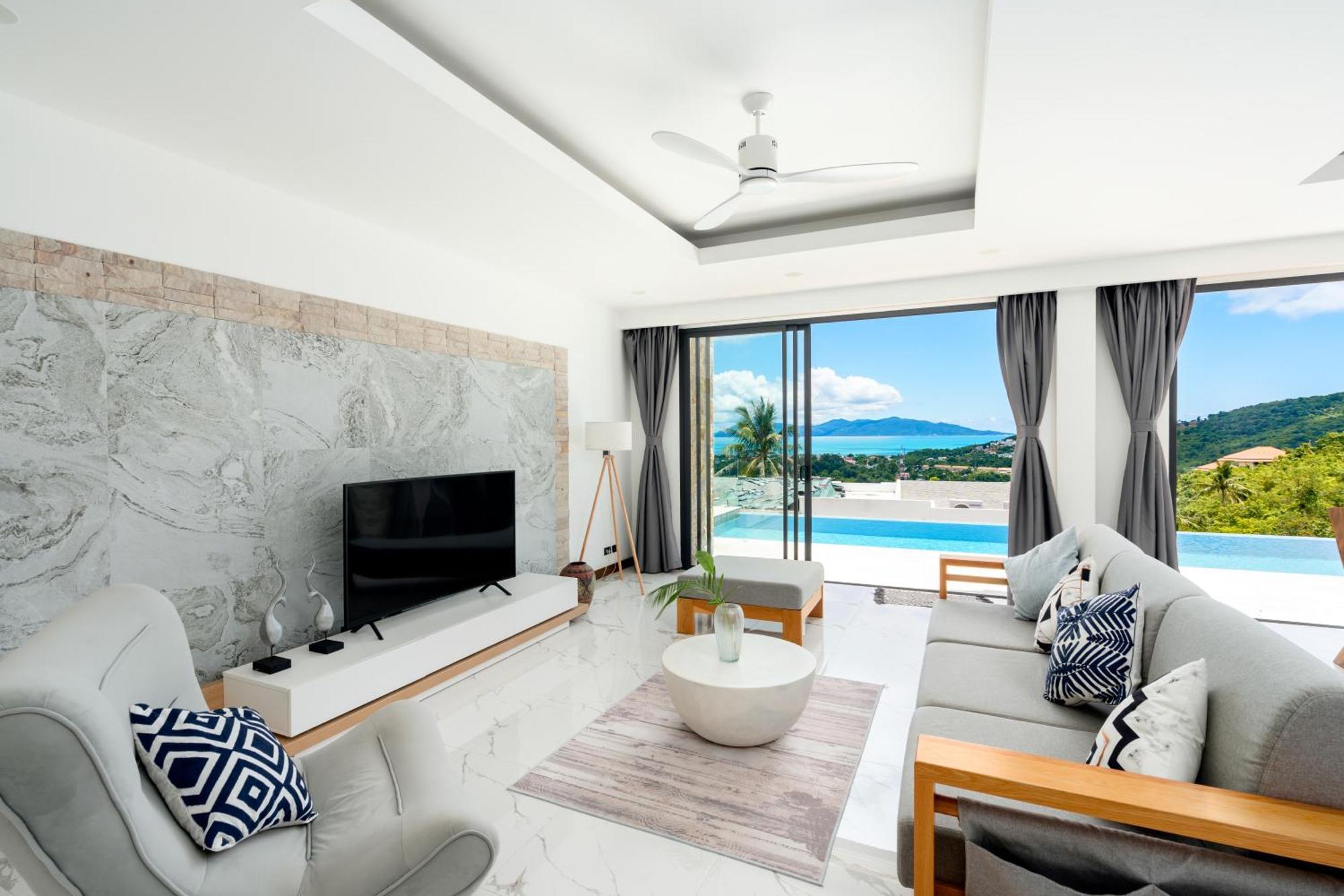 Villa Wjh Flying Bophut Fisherman Village Sea View Koh Samui